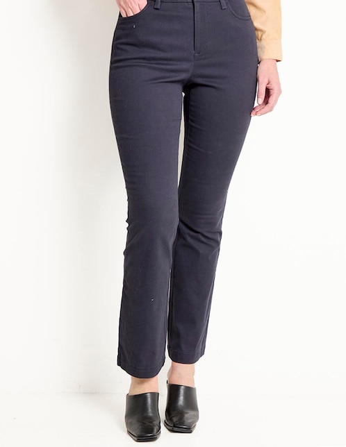 Pantalon chino slim fit à cordon noir