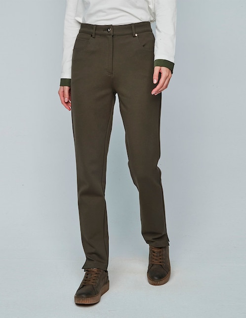 Pantalón chino straight para mujer 1