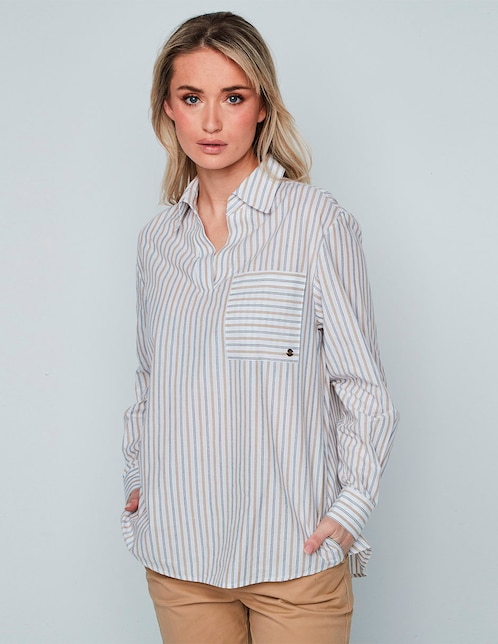 Blusa manga larga para mujer 1