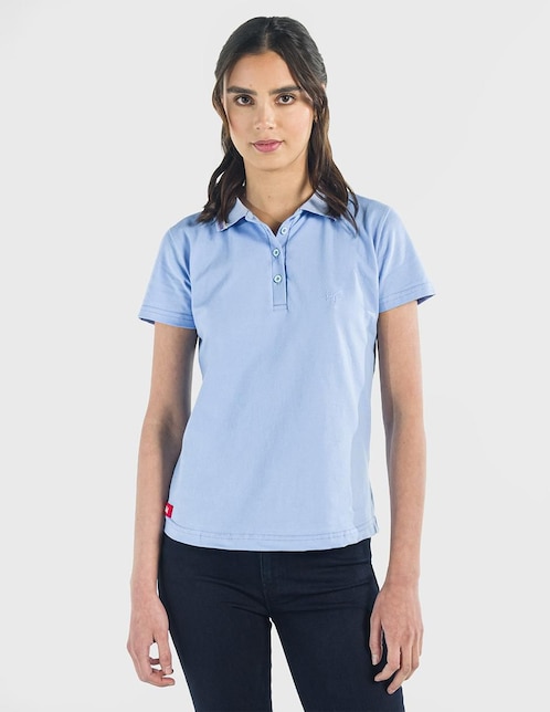 Playera tipo polo Oggi Jeans para mujer