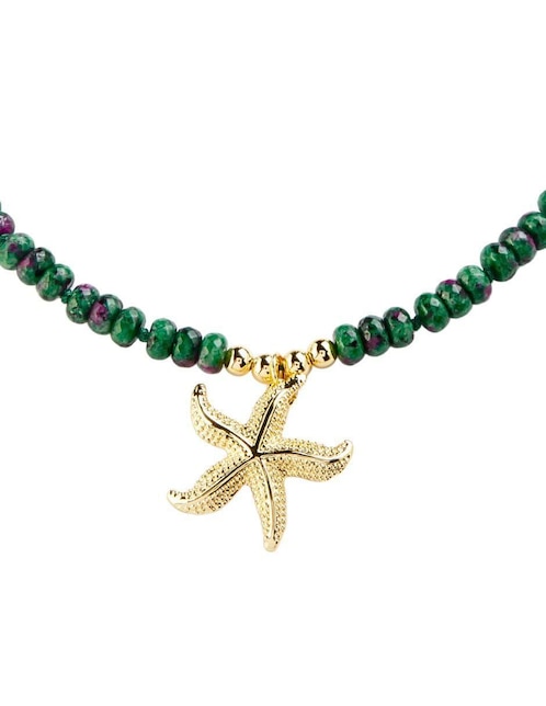 Collar de estrella de mar Yoiko Verdéa 18 K