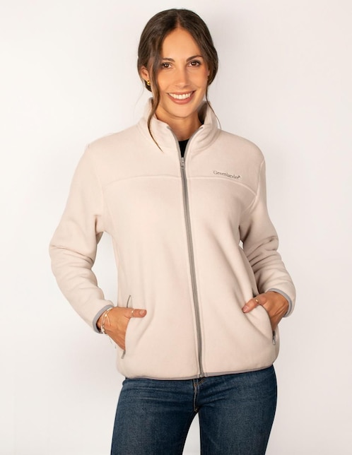 Sudadera con cuello a contraste para mujer Sudadera con cuello a contraste para mujer