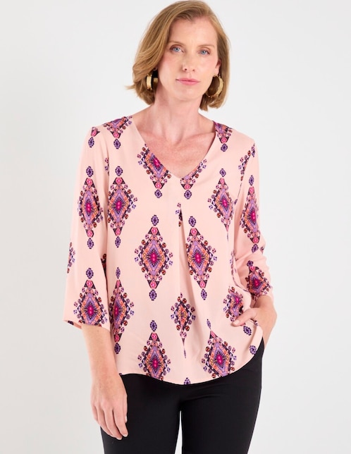 Blusa manga 3/4 para mujer 1
