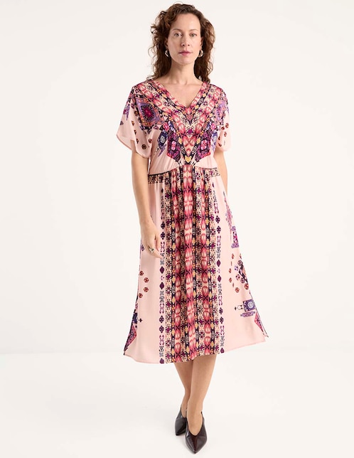 Vestido midi casual para mujer 1