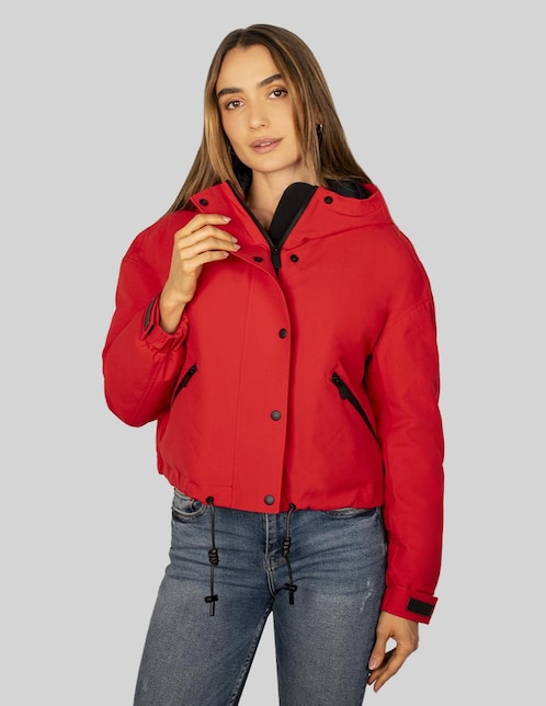 "chamarra" acolchada greenlander no impermeable "de" poliéster "para mujer"