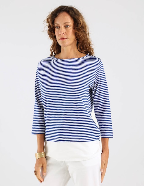 BLUSA LIEB LBB2604-07, XG, AZUL MARINO