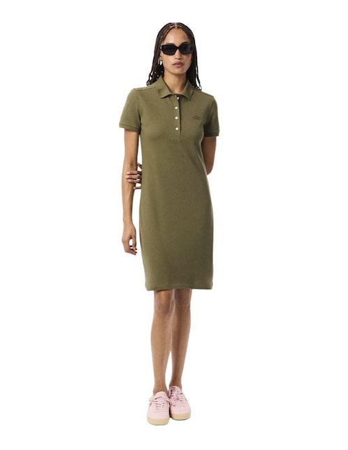 Vestido corto casual Lacoste para mujer