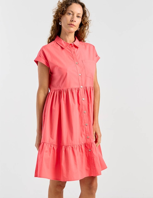 Vestido arriba de la rodilla casual para mujer 1