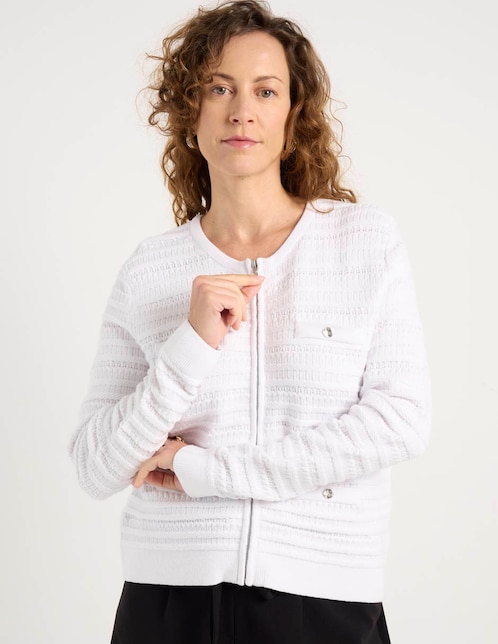 Suéter cuello redondo para mujer 1
