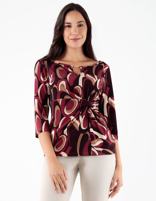 Blusa manga 3/4 para mujer 1