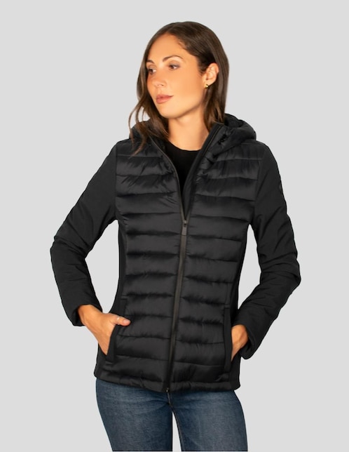 "chamarra" acolchada greenlander no impermeable "de" poliéster "para mujer"