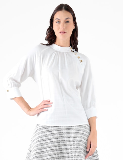 Blusa Trinity manga larga para mujer