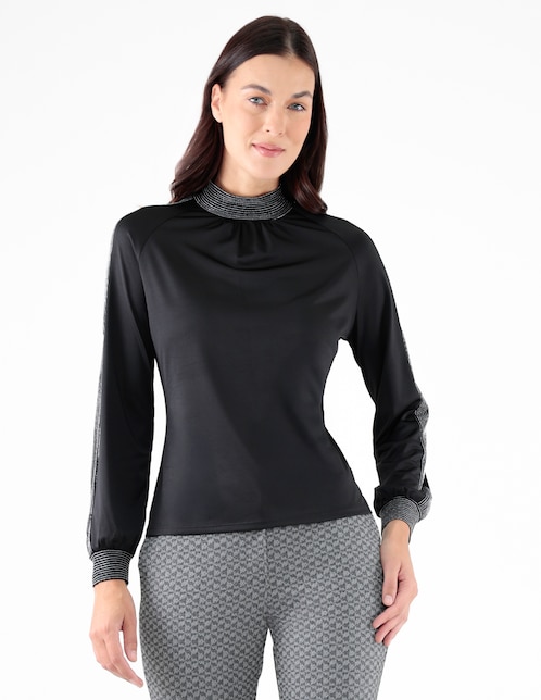 Blusa manga larga para mujer 1