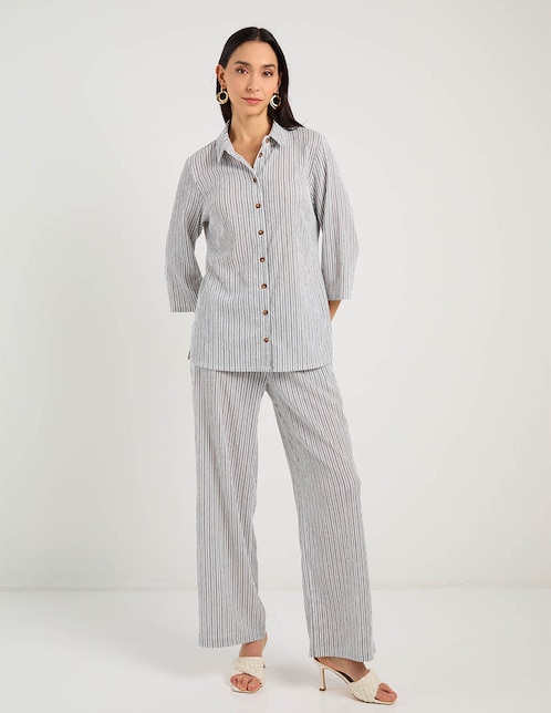 Pantalón relaxed amplio para mujer 1
