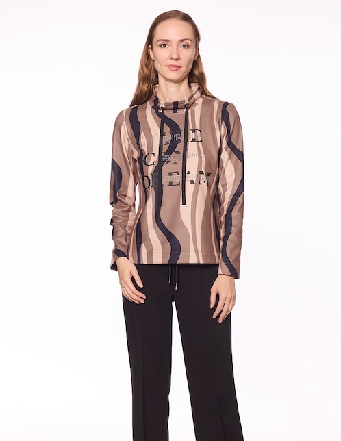 Sudadera con grabado para mujer 1