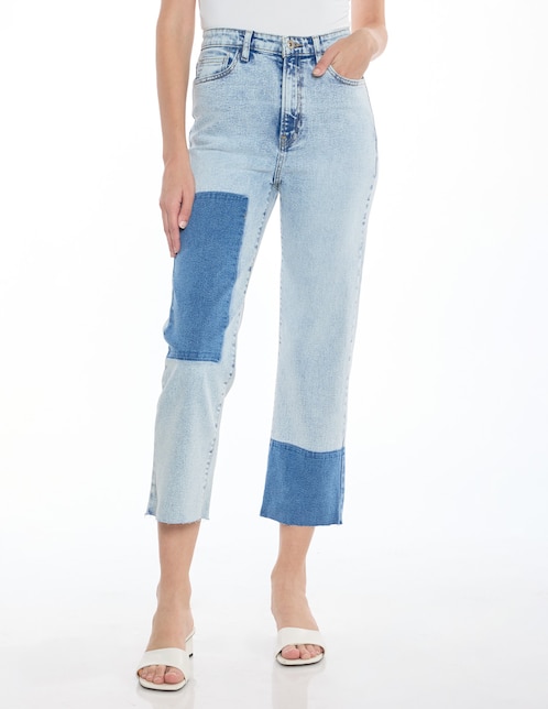 FOLEY'S Jeans straight Foley's Denim corte cintura para mujer