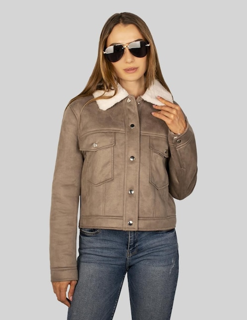 "chamarra" casual greenlander no impermeable "de" poliéster "para mujer"