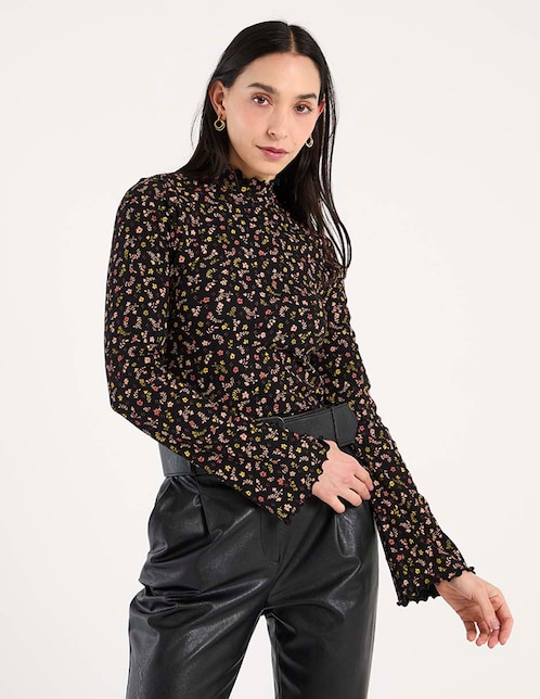Blusa Old Navy manga larga para mujer