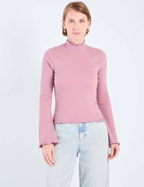 Blusa manga larga para mujer 1