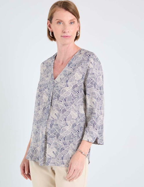 Blusa manga 3/4 para mujer 1