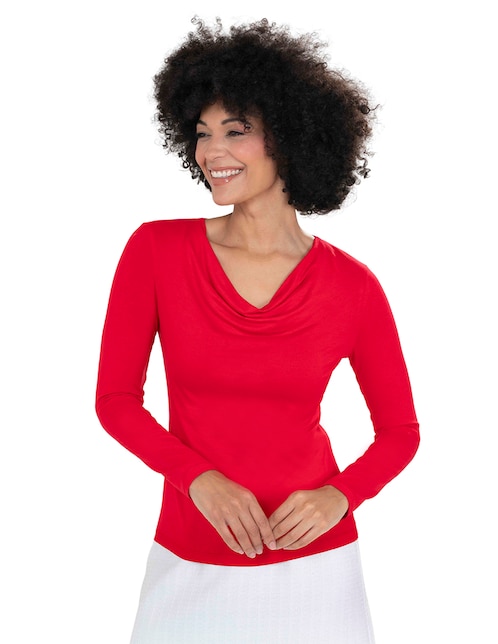 Blusa manga larga para mujer 1
