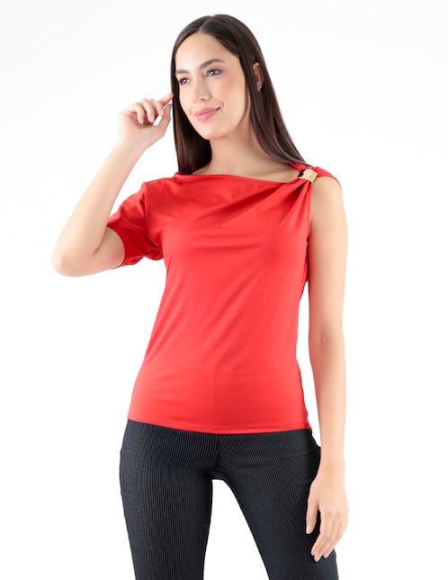 Blusa manga corta para mujer 1