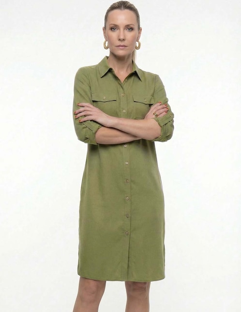 Vestido midi casual para mujer 1