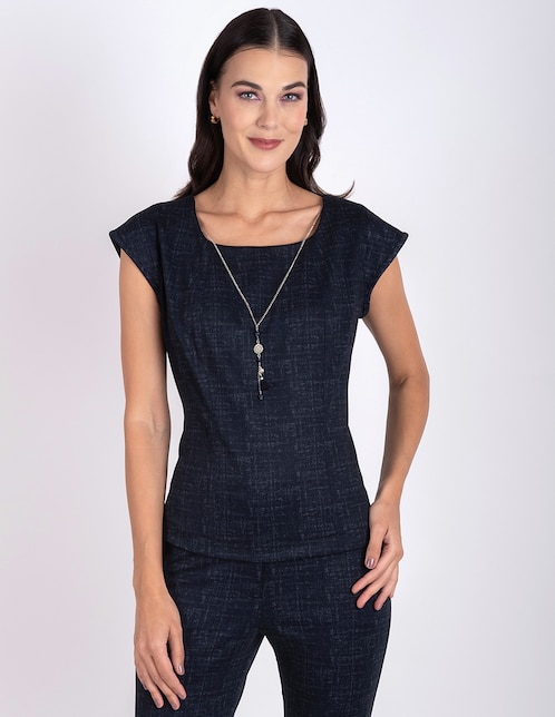 Blusa manga corta para mujer 1