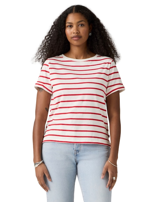 Playera manga corta Levi's cuello redondo para mujer