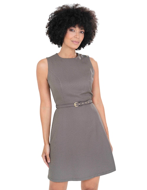 Vestido a la rodilla casual para mujer 1