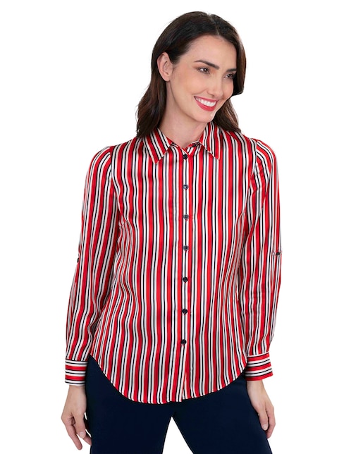 Blusa camisera Atelier Petite manga larga para mujer