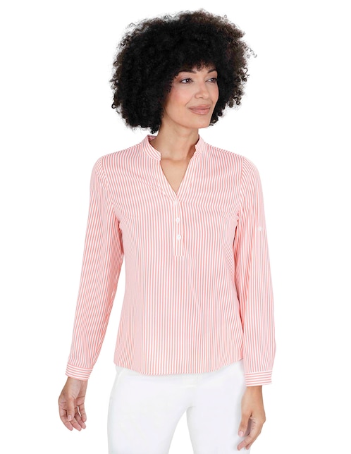 Blusa camisera manga larga para mujer 1