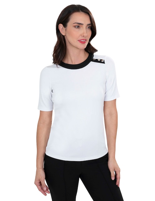 Blusa manga corta para mujer 1