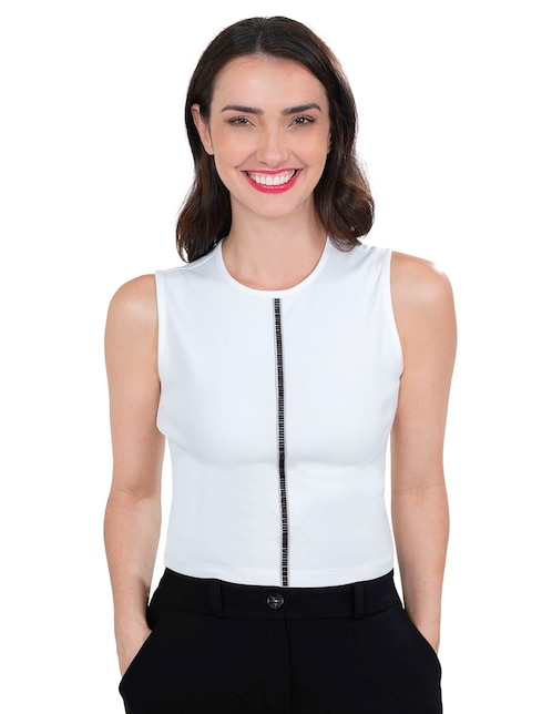 Blusa sin manga para mujer 1
