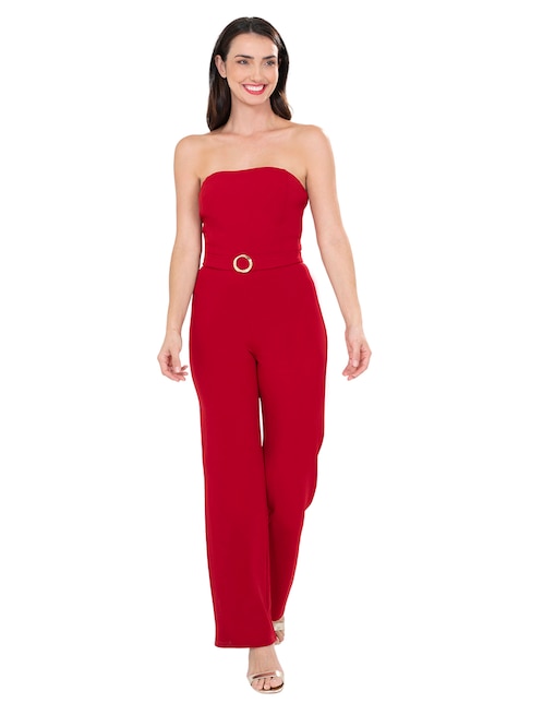 Jumpsuit Atelier Petite estampado liso casual para mujer