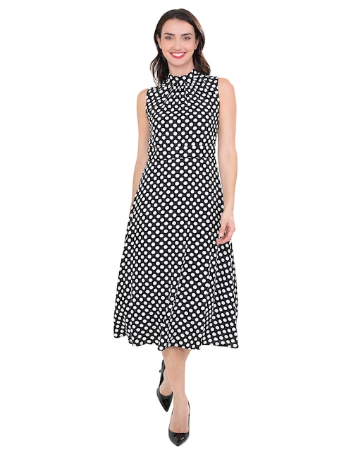 Vestido a la rodilla casual para mujer 1
