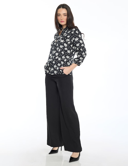 Blusa Esenciales manga 3/4 para mujer