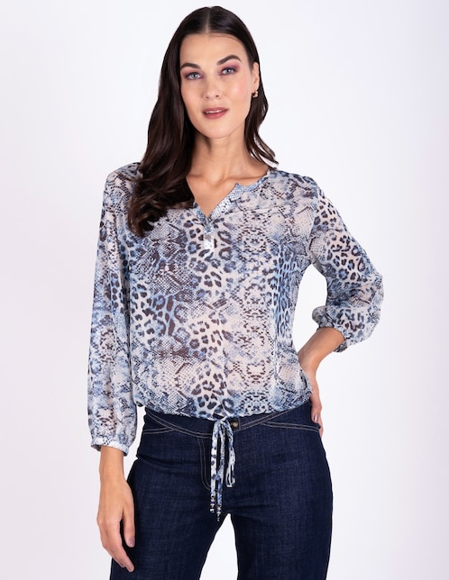 Blusa manga larga para mujer 1