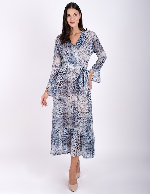 Vestido midi casual Delirium para mujer