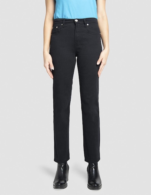 Pantalón de vestir Oggi Jeans straight para mujer