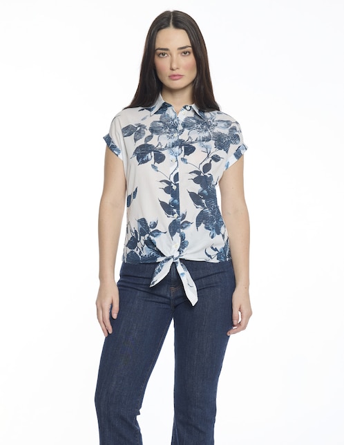 Blusa Hazel manga corta para mujer 1
