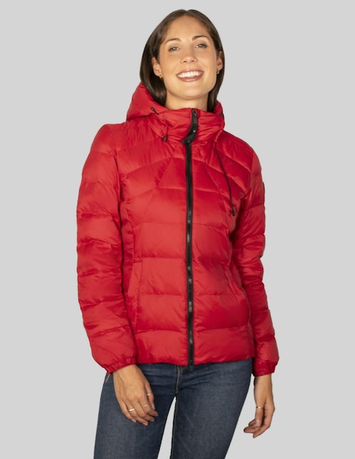 "chamarra" acolchada greenlander no impermeable "de" poliéster "para mujer"