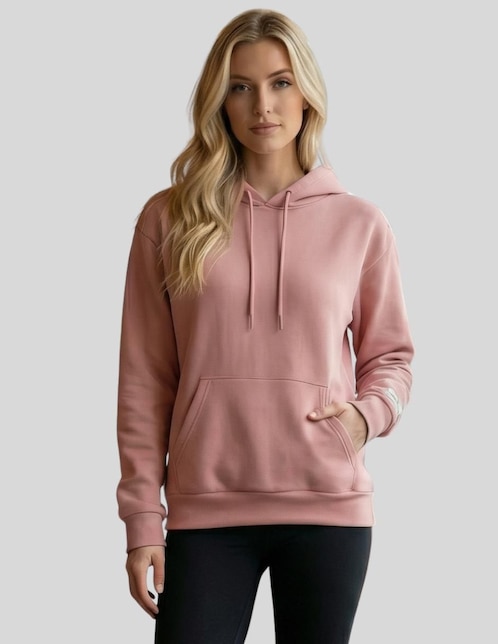 Sudadera con capucha y bolsa Malabis para mujer