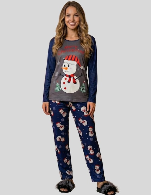 "conjunto pijama" malabis pijamas navideñas no aplica "para mujer"
