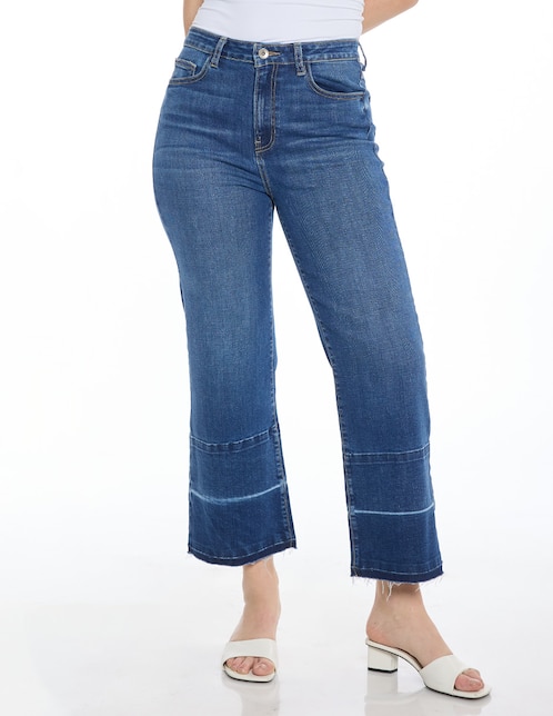 Jeans straight para mujer 1