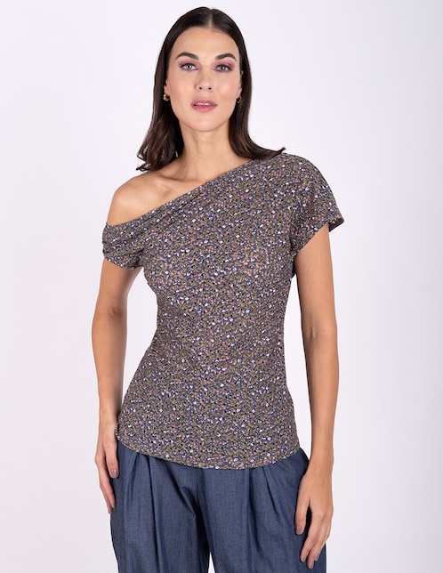 Blusa manga corta para mujer 1