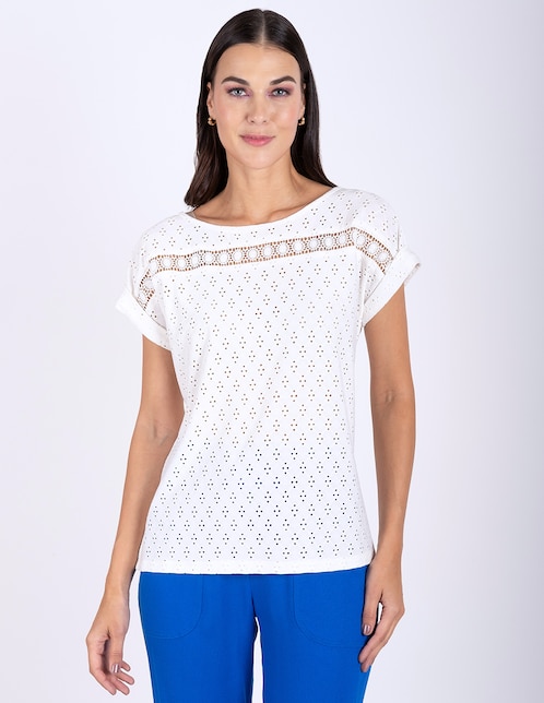 Blusa manga corta para mujer 1