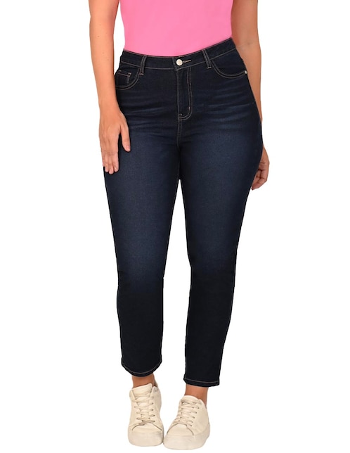 Jeans straight para mujer 1