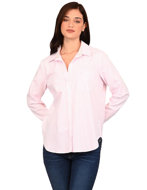 BLUSA FERRIONI M28605 M/L CAM, G, ROSA