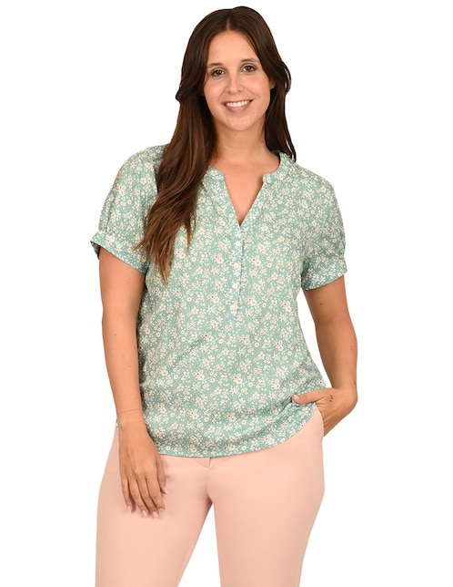 Blusa manga corta para mujer 1